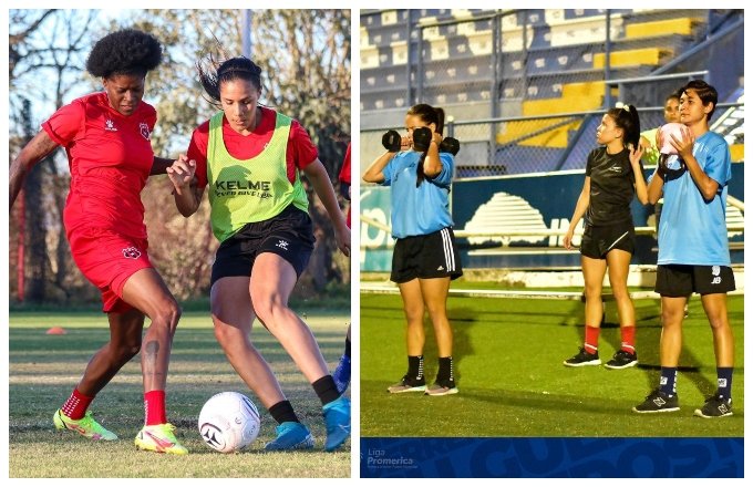 Alajuelense y Municipal Pérez Zeledón. Fotos: Departamento de prensa de los clubes