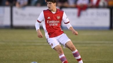 Elian Quesada jugador inglés-costarricense de la U-18 del Arsenal.