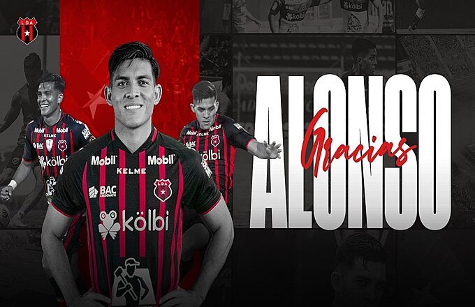 Alonso Martínez sale de Alajuelense. Foto: LDA