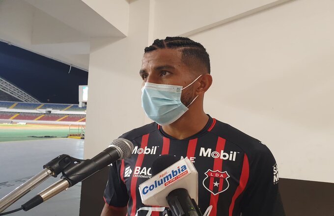Johan Venegas, delantero Liga Deportiva Alajuelense
