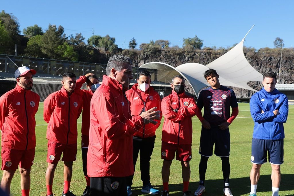 Luis Fernando Suárez, entrenador de Costa Rica. Foto: Prensa Fedefutbol 